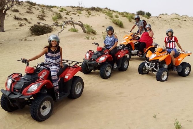 2h quad bike on the beach and in the dunes - Family suitability and age limits
