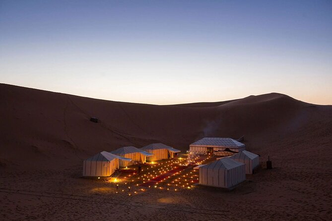 3-Day Sahara Adventure: Marrakech to Fez via Merzouga - Sunset by camel at Erg Chebbi