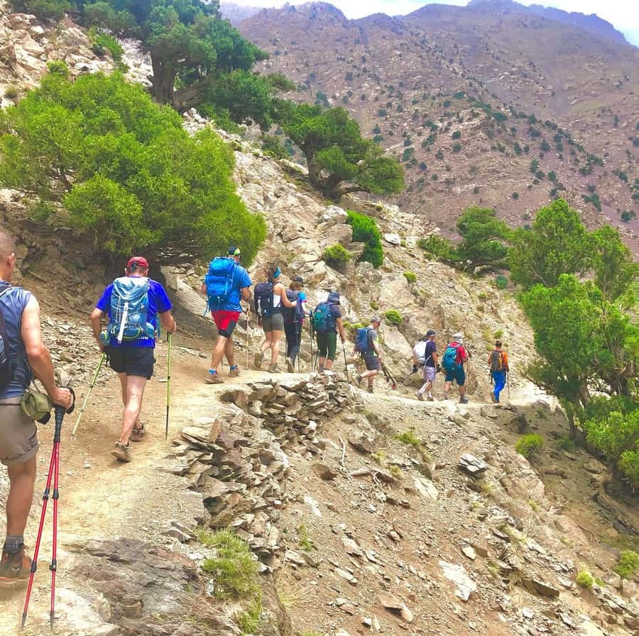 3 Days Trek Atlas Mountains Berber Villages from Marrakech - The final valley route through Ait Aissa and Matat