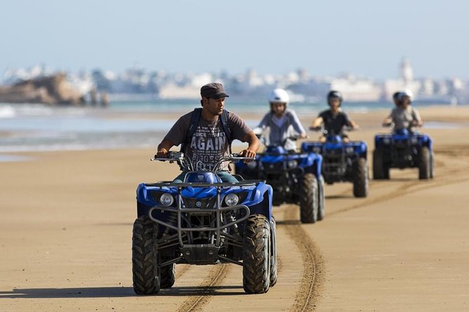 3 Hours Quad Trip in Essaouira discover the Cave and the biggest Dunes - Across beach, sand, and freshwater springs
