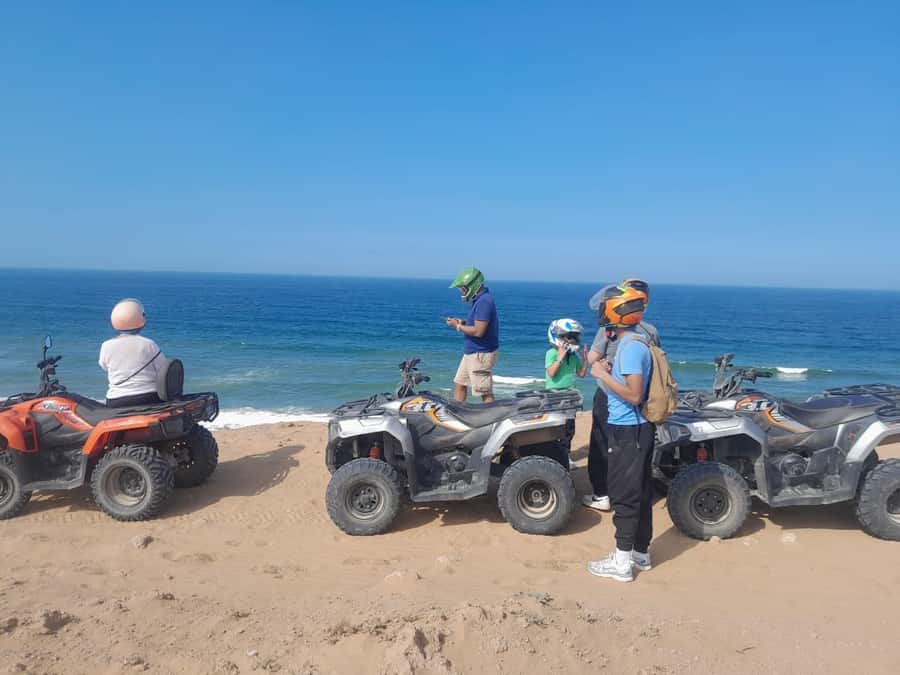 Agadir : 2 h Quad biking excursion with moroccan tea - Getting used to the automatic quad