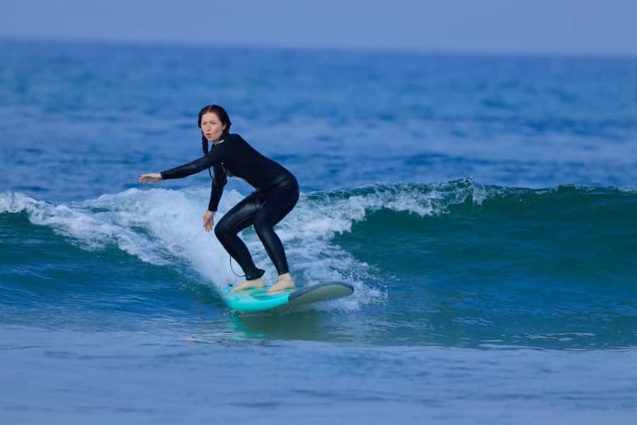 Agadir: 2h Surf Lesson with Local Instructors - On the sand: learning to stand before you paddle