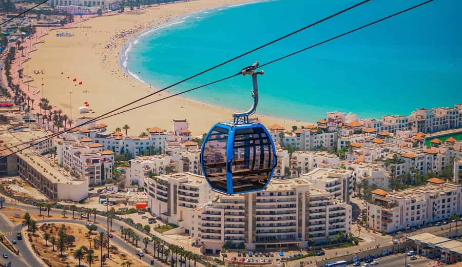 Agadir: Cable Car Ticket and Guided City Tour - Back through Agadir by comfortable vehicle