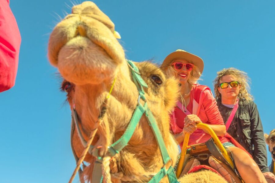 Agadir: Camel Ride With Tea & BBQ Dinner Option - Mint tea, biscuits, and a pause after the ride