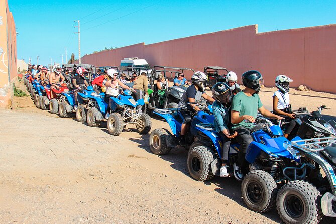 Agadir Desert Quad Bike Safari with Hotel Pickup - Safety briefing, helmets, and choosing your pace