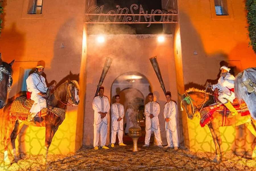Agadir Fantazia Berber Night Show with Dinner - Music, dancers, acrobats, and fire