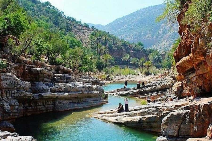 Agadir :Half day Paradise Valley & Atlas Mountains Tour - Walking into Paradise Valley