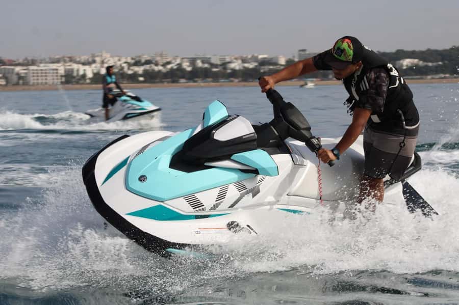 Agadir: Jet Ski Expereince with Hotel Transfers - The swim stop and the return to shore