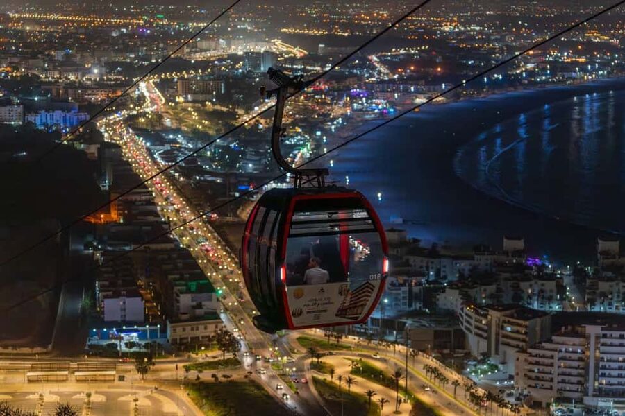 Agadir: Night Cable Car Round-Trip Ticket - What the Seven to Fourteen Minute Ride Gives You
