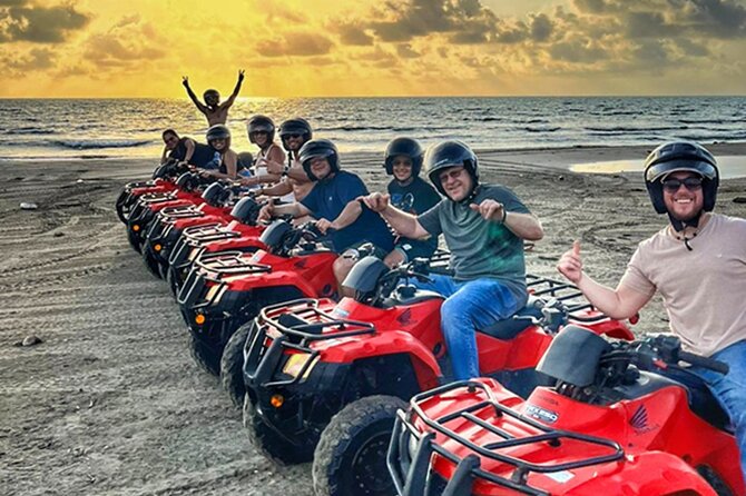 Agadir or Taghazout : Quad Bike on the Beach and Mountains. - Getting fitted with a quad, helmet, and goggles