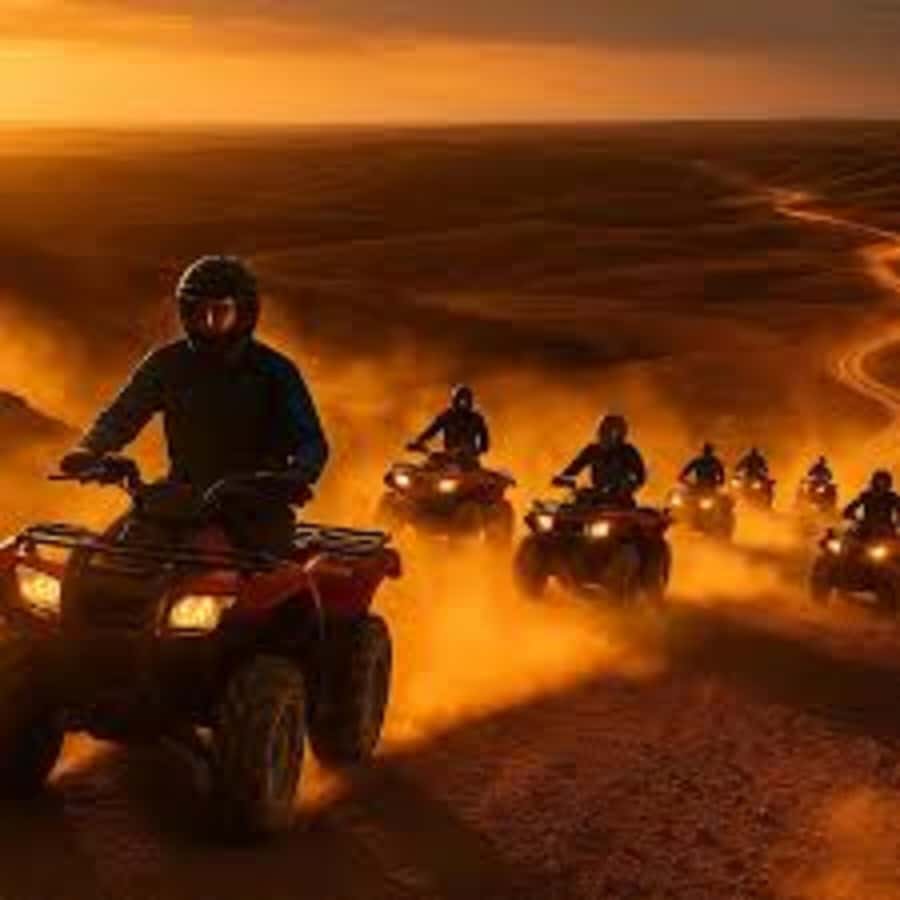 Agadir: Quad Bike Safari Desert With Moroccan Tea - Returning to camp through the open country