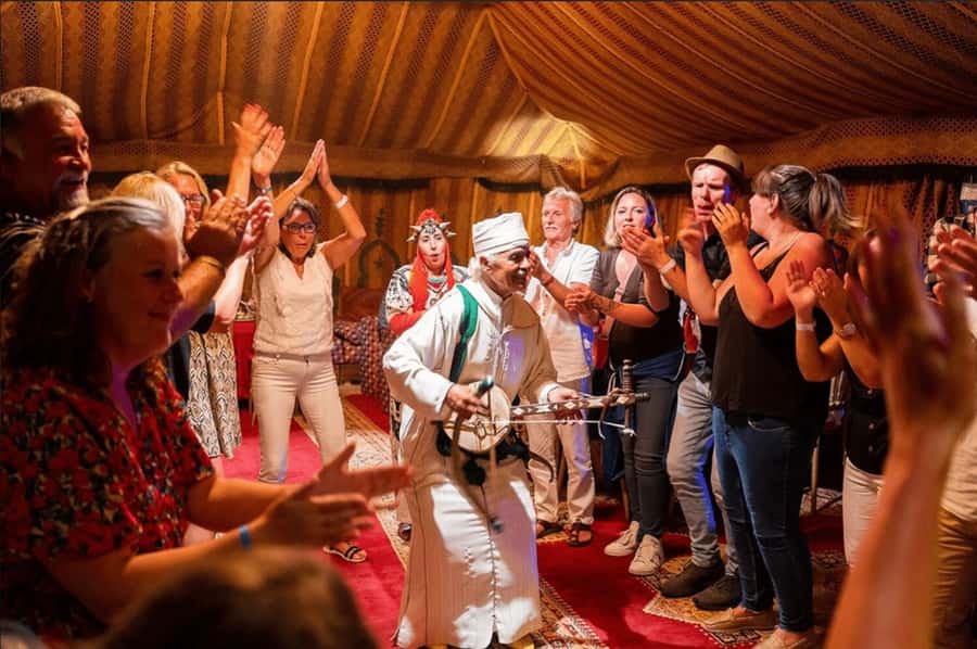 Agadir / Taghazout : Chems Ayour Fantasia Show & Dinner - A generous Moroccan dinner under the stars
