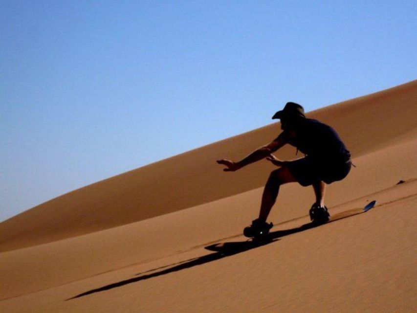 Agadir/Taghazout: Desert Sandboarding & Visit to the Canyon - What is included for $35