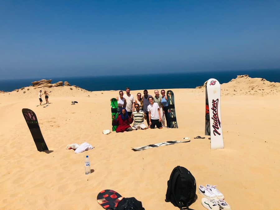 Agadir/Taghazout: Desert Sandboarding & Visit to the Canyon - What the sandboarding actually feels like