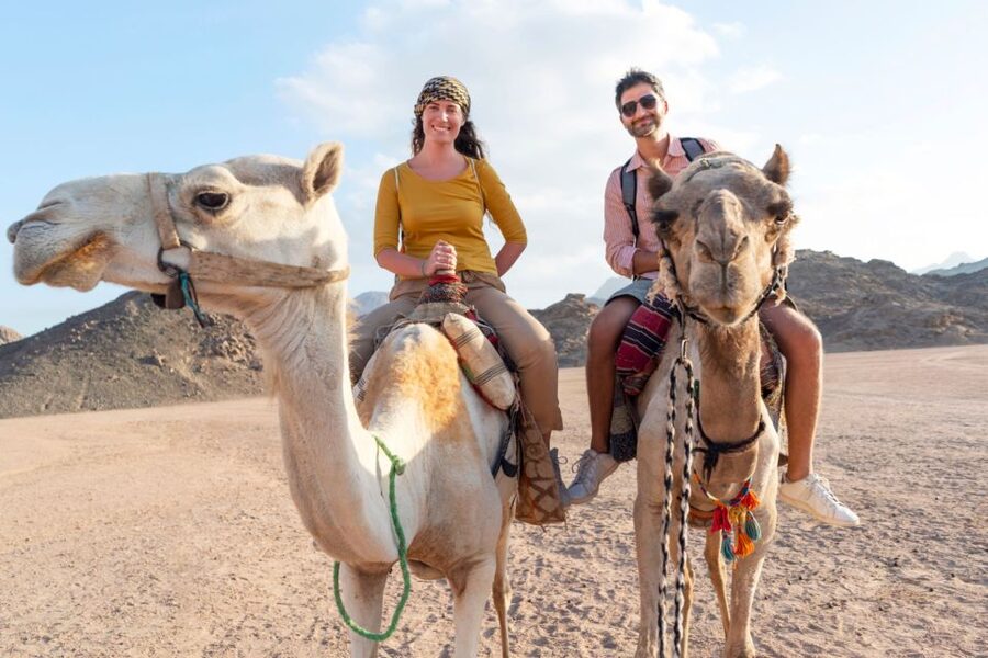 Agadir/Taghazout/Port: Camel Ride Tea & BBQ Option - The guide and the feel of the outing