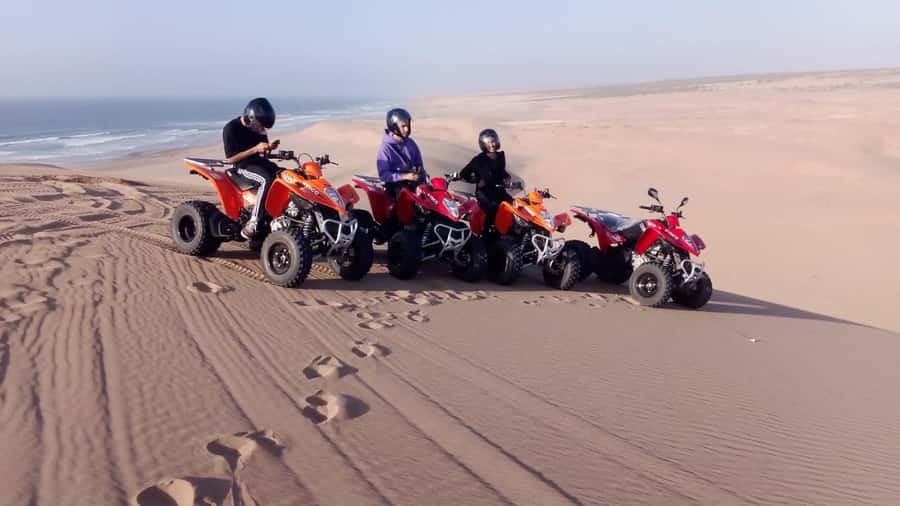 Agadir/Taghazout: Quad Bike and Sandboarding Tour - From Agadir to Sidi Toual Beach