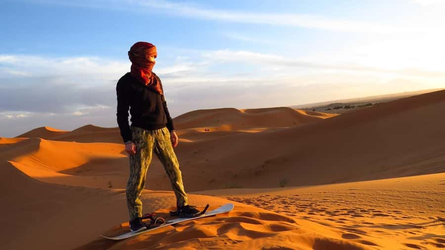 Agadir/Taghazout: Quad Bike and Sandboarding Tour - Sandboarding on the dunes