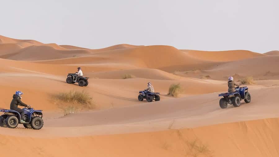 Agadir/Taghazout: Quad Bike and Sandboarding Tour - Tea, music, and a glimpse of local life