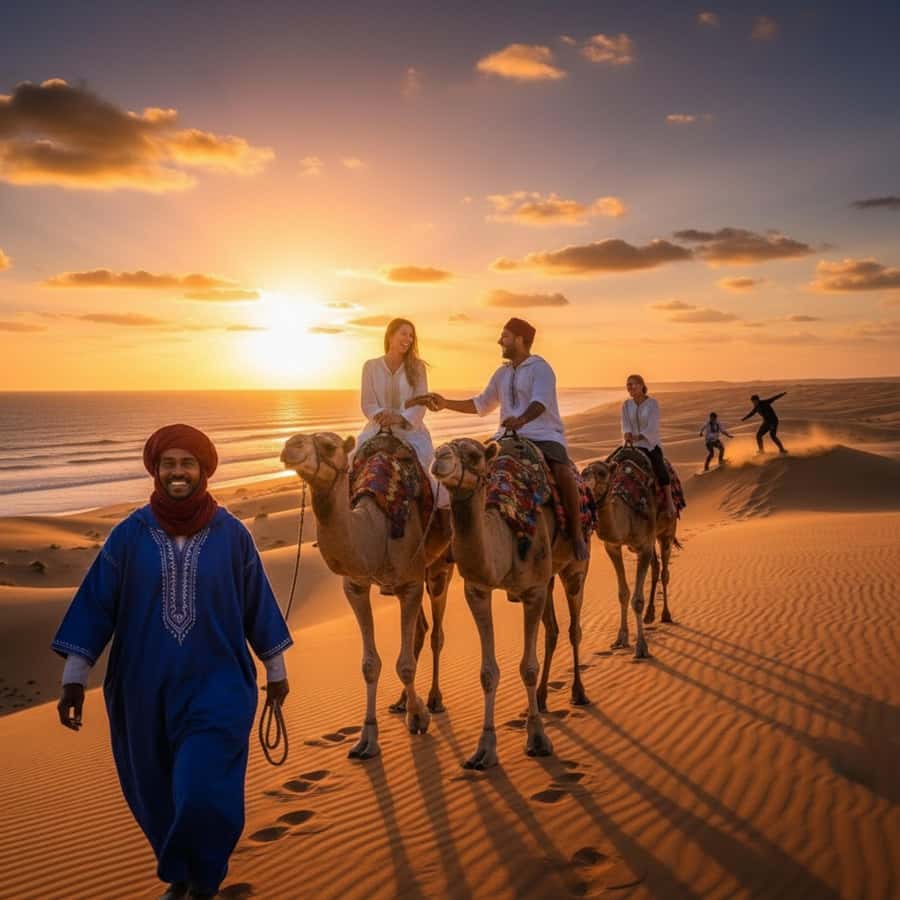 Agadir/Taghazout : Quad Bike & Camel Ride On The Beach - Pickup from Agadir or Taghazout