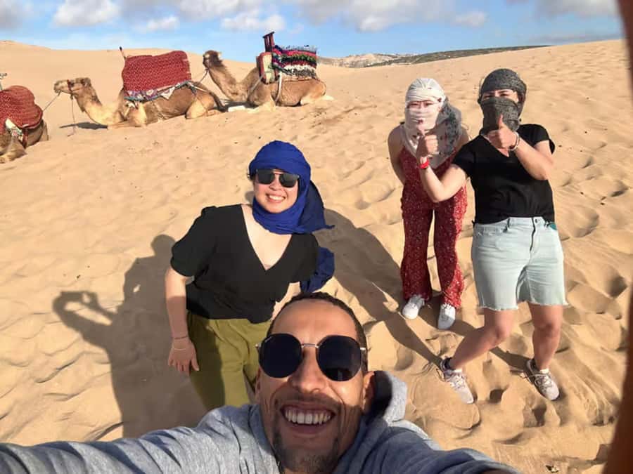 Agadir/Taghazout : Quad Bike & Camel Ride On The Beach - One hour across Tamraght’s golden dunes