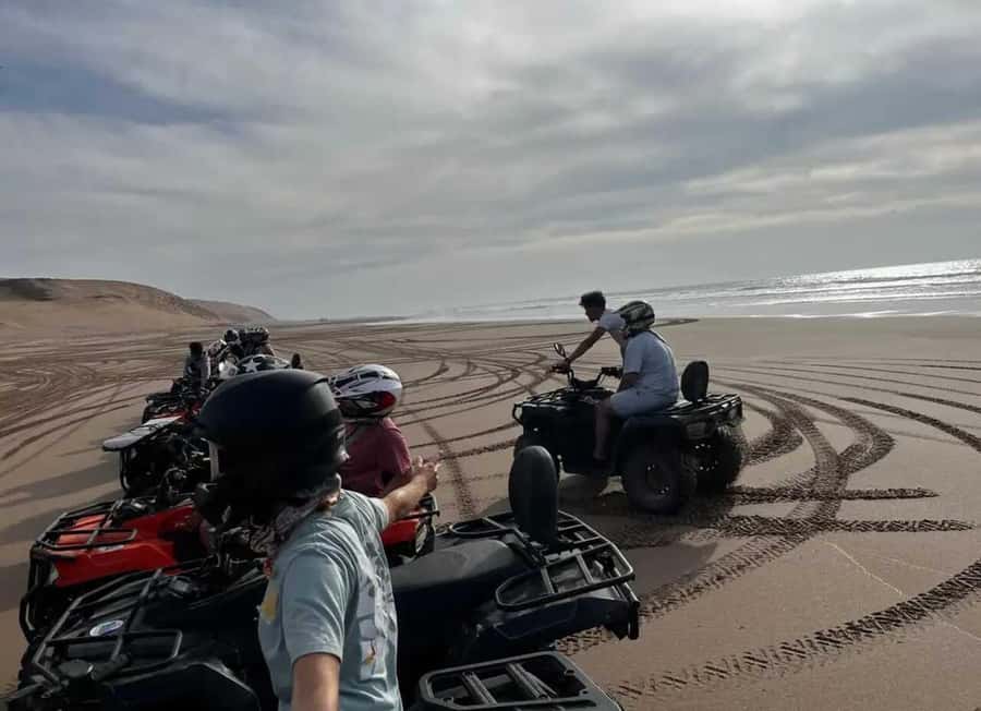 Agadir/ Taghazout: Safari Quad Bike on the Beach & Desert - Sandboarding and the optional camel ride