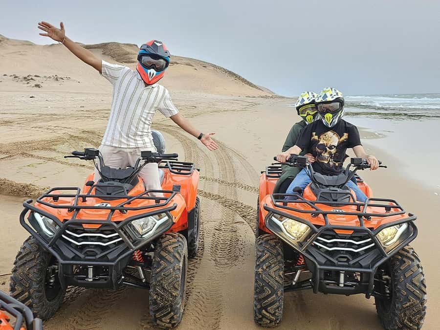 Agadir to Tifnit Desert: Quad Biking Tour with Sandboarding - The Atlantic beach section is the scenic payoff