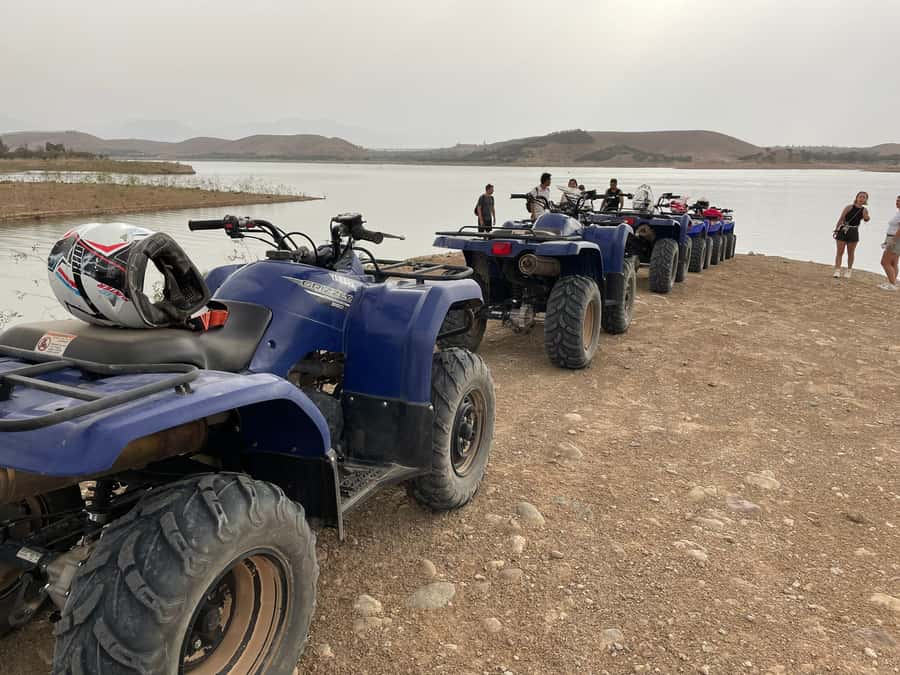 Agafay and atlas: Quad and camel experience - The quad ride brings the speed