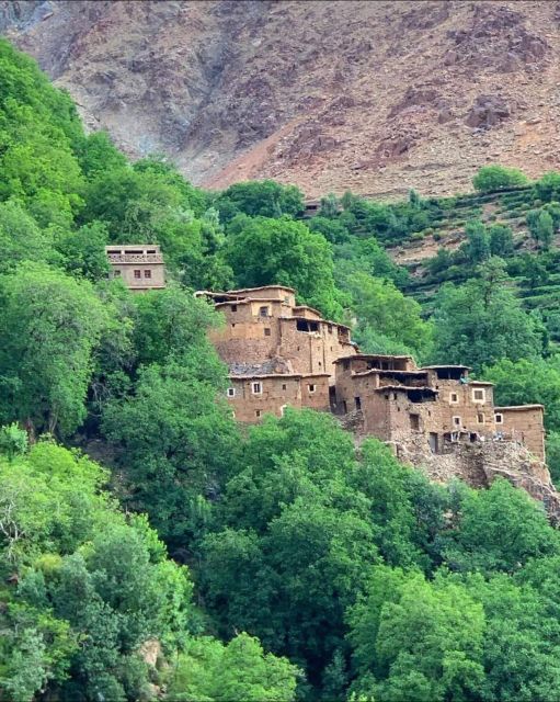 Agafay Desert & Atlas Mountain & Camel Ride Day Trip & Lunch - The one-hour walk to the waterfall