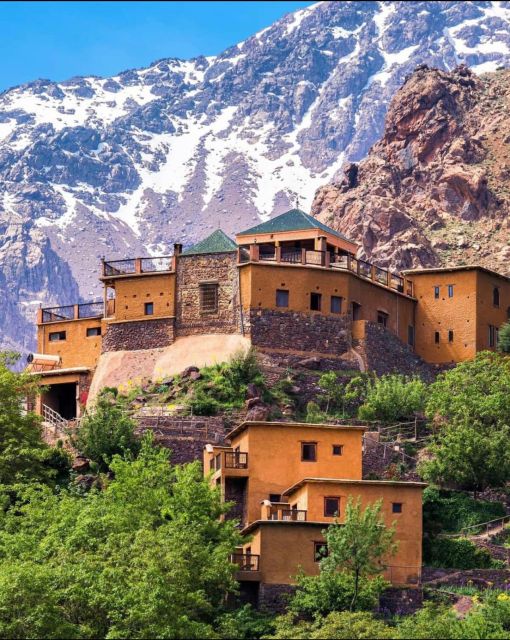 Agafay Desert & Atlas Mountain & Camel Ride Day Trip & Lunch - Lunch with mountain views