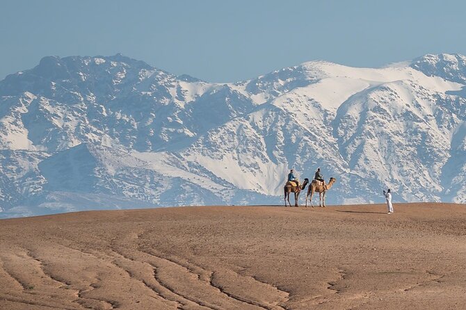 Agafay Desert Package, Quad Bike, Camel Ride and Dinner Show - Quad biking across Agafay