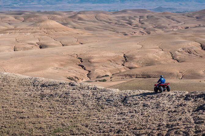 Agafay Desert Package, Quad Bike, Camel Ride and Dinner Show - Berber music, dancing, and fire