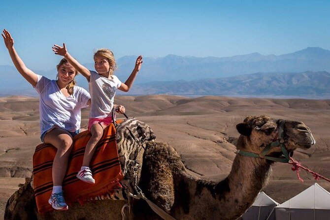Agafay Desert Package, Quad Bike, Camel Ride and Dinner Show - A mint tea stop before the rides