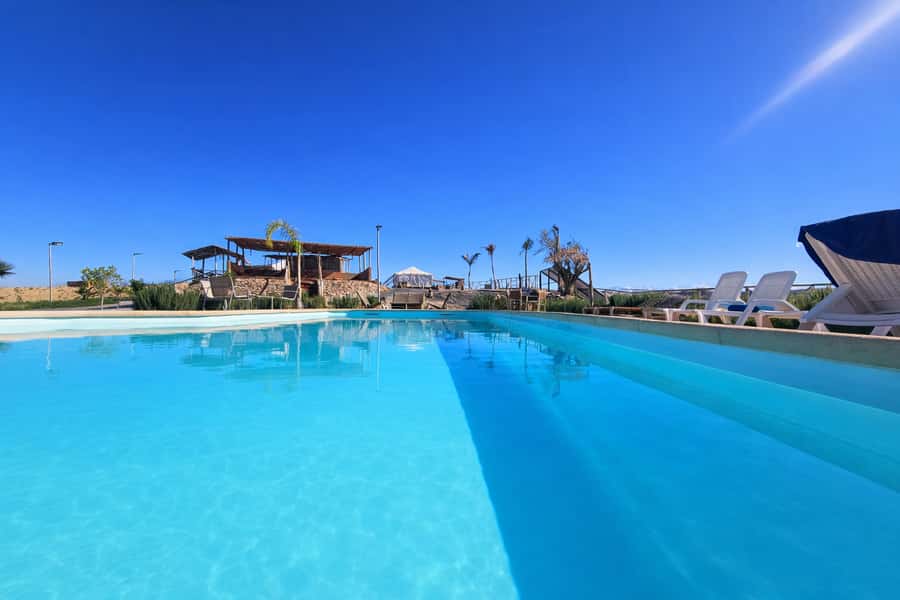 Agafay Desert: Quad, Camel Ride & Luxury Lunch with Pool - Pool time as the day cools down