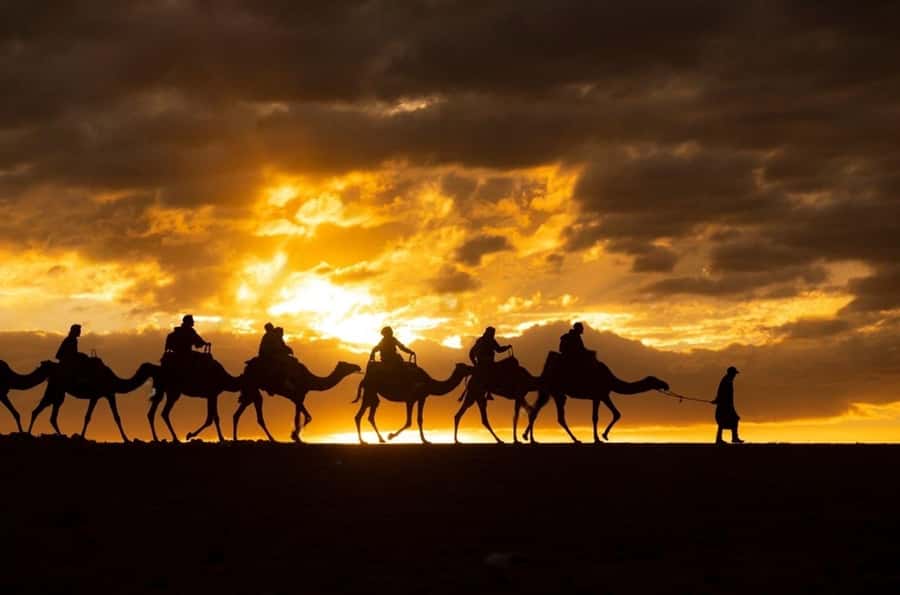 Agafay: Quad, Camel Ride & Dinner Show from Marrakech - Sunset, tent dinner, and Berber entertainment