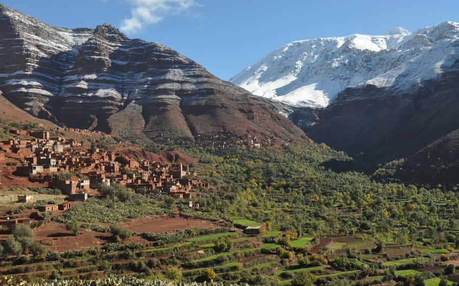 Atlas Mountains: Ijoukak and 4 Valleys with Camel Ride - A camel ride in Moulay Brahim Valley