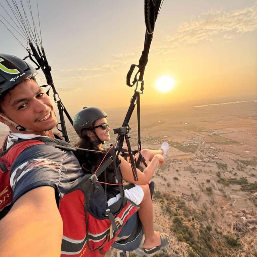 Atlas Paragliding & Agafay Desert Adventure from Marrakech - Leaving Marrakech for the Kik Plateau