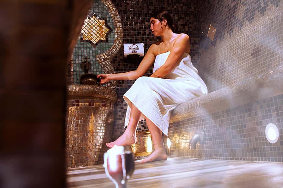Best Traditional Moroccan Hammam Spa Experience - Tea first, then the black soap treatment