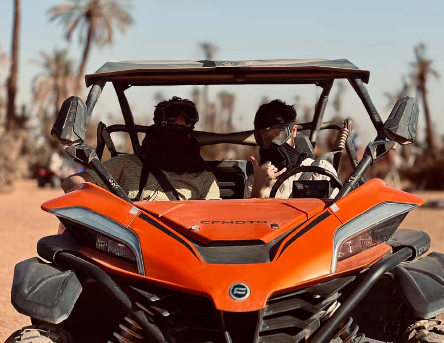 Buggy 1000 cc Adventure in Marrakech Desert - Safety briefing and the 1000cc side-by-side buggy