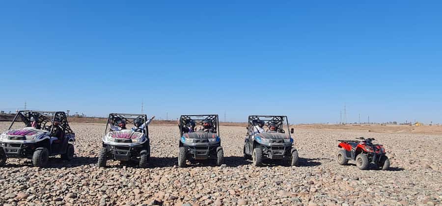 Buggy ride at the Palm Grove and Desert with swimming pool - Leaving Marrakech for the Jbilets desert