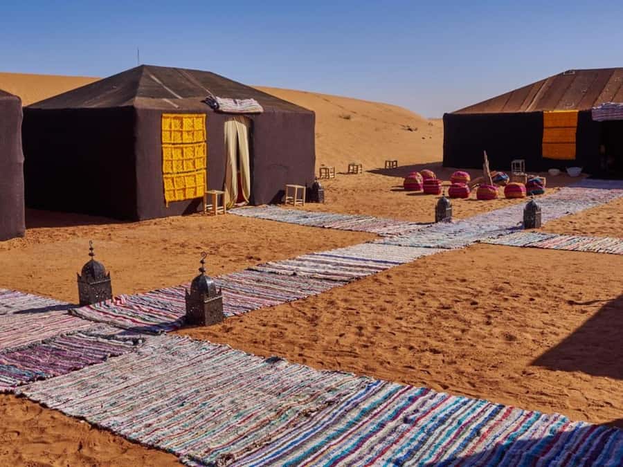 Camp Overnight in Merzouga's Erg Chebbi Dunes from Merzouga - Two hours by camel as the sun drops