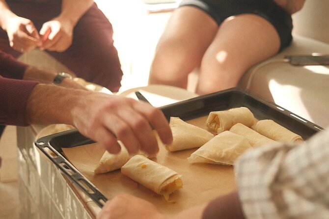Cooking the Moroccan Way, Tamraght - Preparing ingredients in the rooftop kitchen