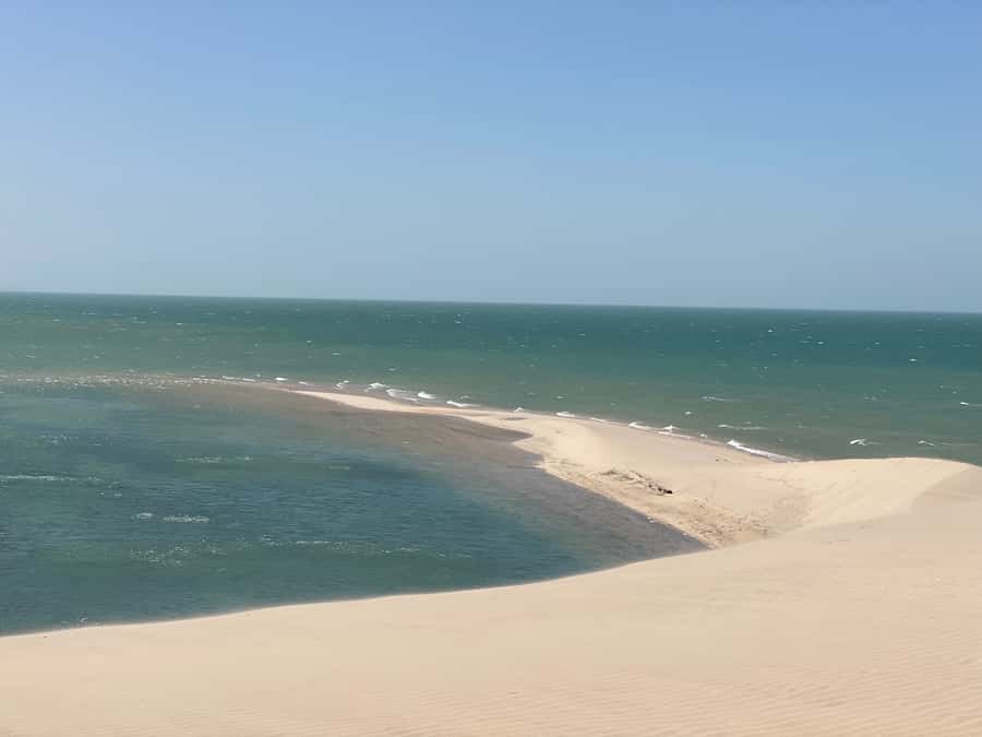 Dakhla White Dune Tour 4x4 - Reaching the top of the White Dune