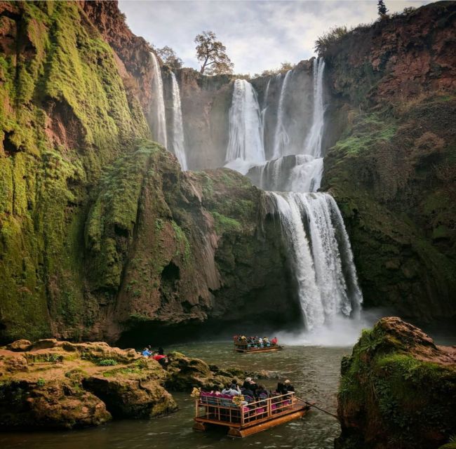 Day trip from Marrakech to Ouzoud Waterfalls - Seeing Tanaghmeilt and the Middle Atlas countryside