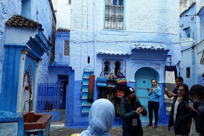 Day Trip to Chefchaouen "the Blue Town " From Fes - First sight of the blue-painted town