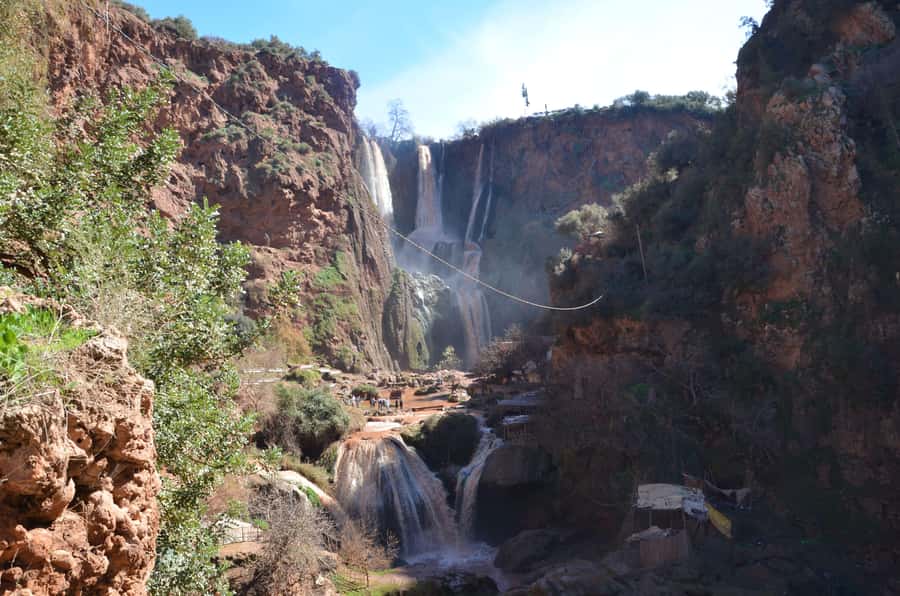 Day Trip To Ouzoud Waterfalls & Boat Ride From Marrakech - Reaching the 110-meter Ouzoud Falls
