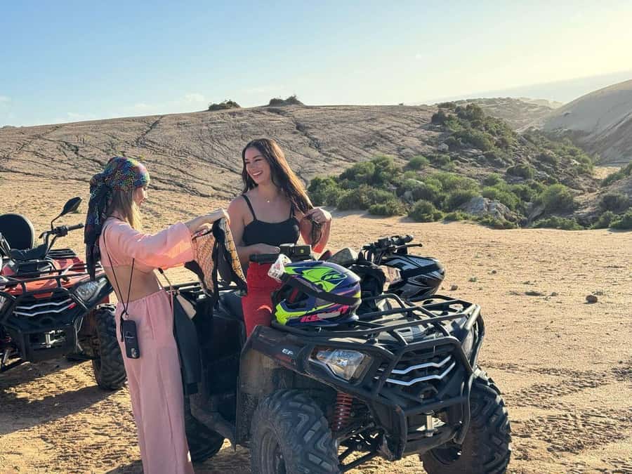 Desert & Beach Quad Adventure With Camel Ride - A calm camel ride beside the dunes