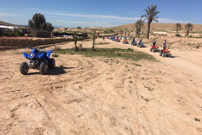 Desert D'Agafay Package - Quad, Dromedary and Dinner Show - Belly dancing, Gnaoua music, and fire acts