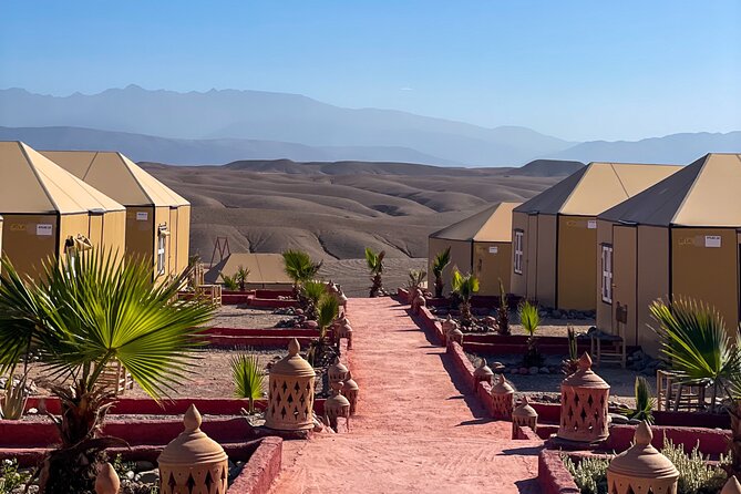 Desert Full Day: Quad, Camel, Dinner & Show or Pool Day and Lunch - From Marrakech to the Agafay camp