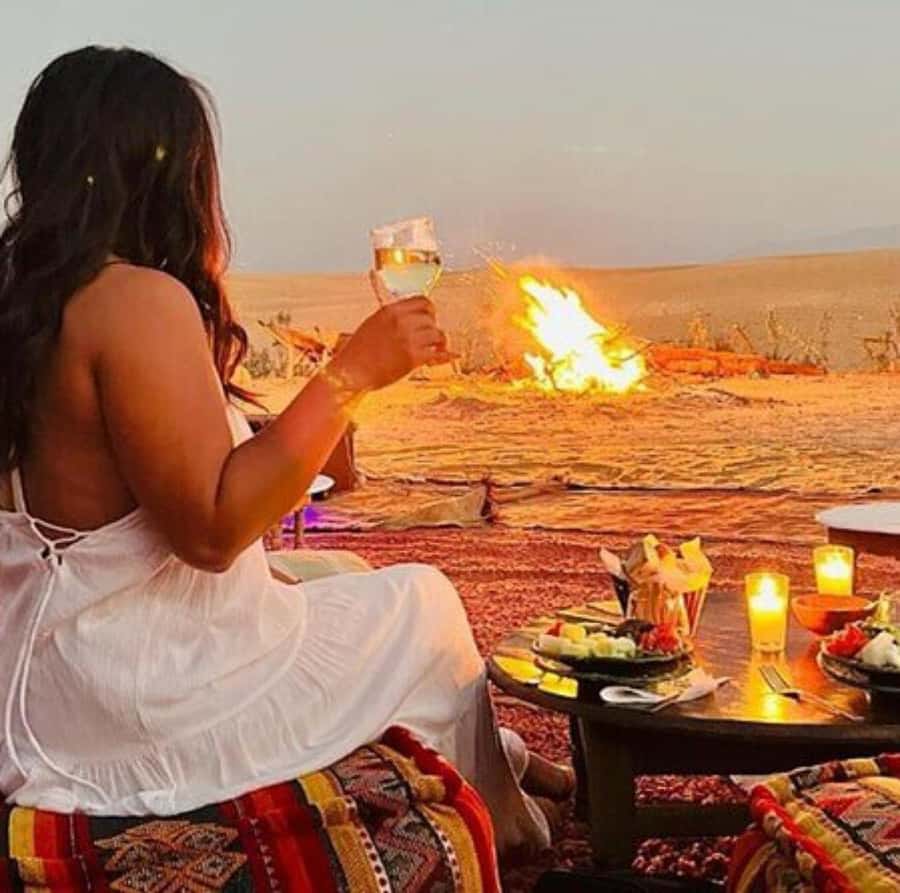 DINNER IN AGAFAY DESERT UNDER THE STARS WITH SHOW AND CAMELS - What Agafay offers instead of the Sahara