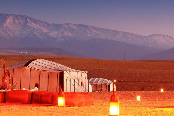 Dinner Show in Agafay Desert with Quad Bike & Camels - Camel riding in traditional clothing